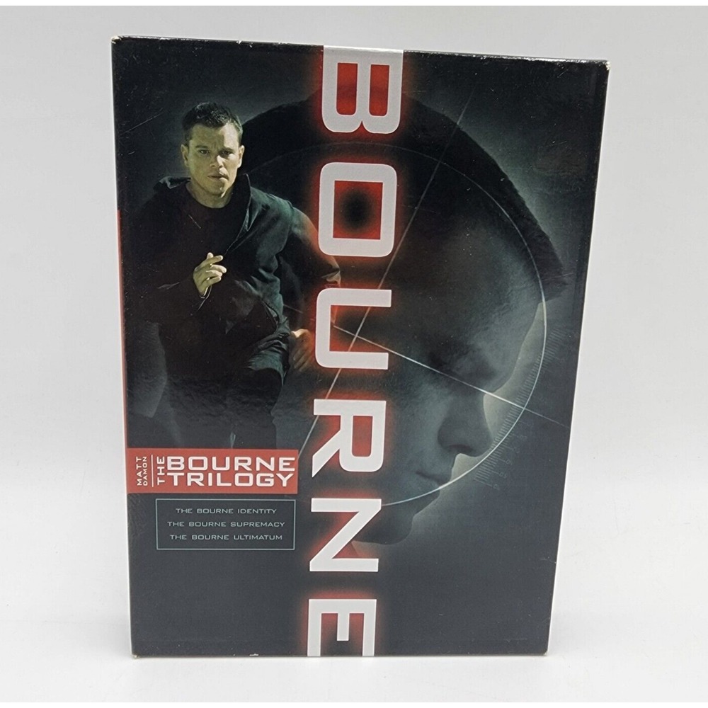 Jason Bourne - The Bourne Trilogy DVD‎ Matt Damon **Tested & Working**
